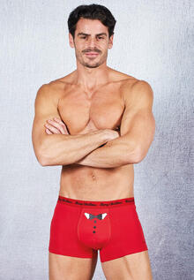 BOXER UOMO ELASTICIZZATO NATALE CON SCATOLA REGALO 