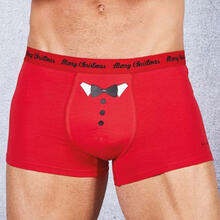 BOXER UOMO ELASTICIZZATO NATALE CON SCATOLA REGALO 