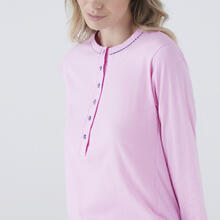 CAMICIA DA NOTTE DONNA MANICA LUNGA JERSEY  IN SCATOLA 