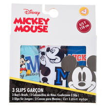 CONFEZIONE 3 PAIA SLIP BIMBO COTONE MICKEY 