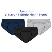 CONFEZIONE SLIP UOMO 3 PAIA COTONE ELASTICIZZATO 