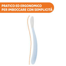 CUCCHIAIO IN SILICONE 6M+ CON CUSTODIA 