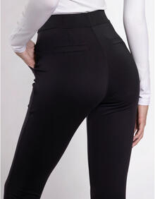 LEGGINGS DONNA ELASTICIZZATI CON BOTTONI GIOELLO 