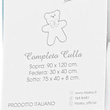 LENZUOLO 3 PZ CULLA 90X120 RICAMATO 