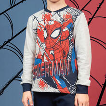 PIGIAMA BIMBO LUNGO FELPA SPIDERMAN 