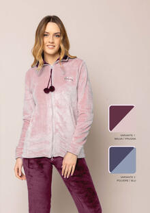 PIGIAMA DONNA CORAL FULL ZIP 