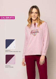 PIGIAMA DONNA INTERLOCK CALIBRATO 