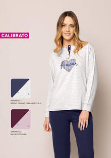 PIGIAMA DONNA INTERLOCK CALIBRATO 