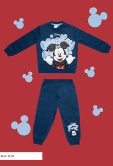 PIGIAMA LUNGO NEONATO FELPA MICKEY 