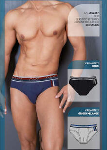 SLIP UOMO COTONE ELASTICIZZATO 