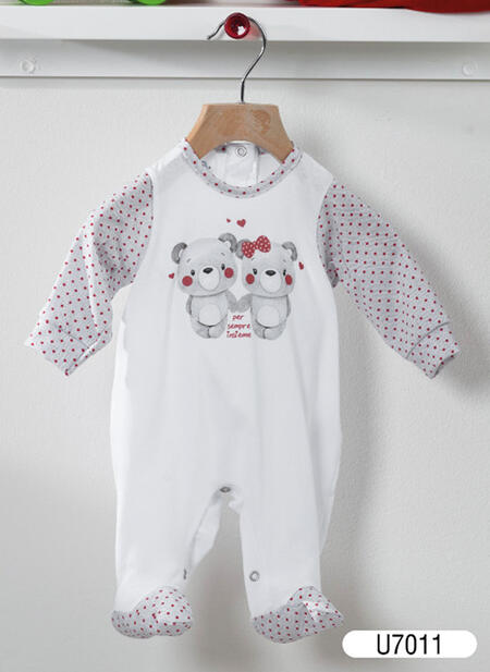 Pagliaccetto neonata Bambina in cotone Estate Fragola vendita online